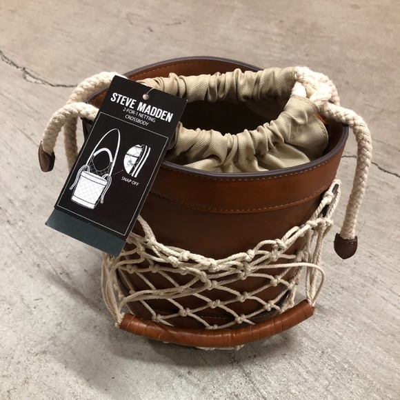 Cute Net Bucket Bag, M, NWT - Picture 3 of 8